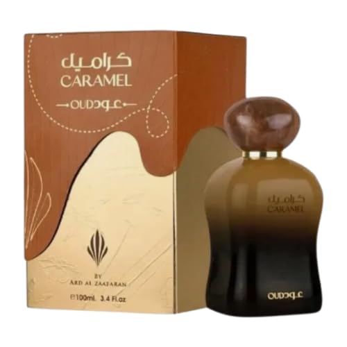 Caramel Oud Pefume Árabe Zaafaran Compartilhável EDP 100ml