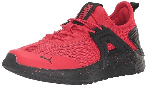 PUMA PUMA Unisex-Baby Pacer Next Cage Slip On Sneaker, High Risk Red Black, 5 M US Toddler