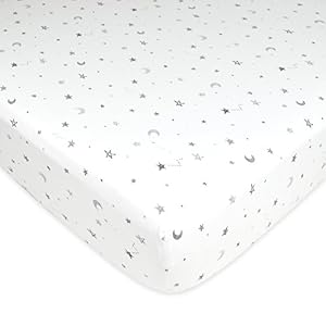 American Baby Company Star Babybett Spannbetttuch 2 Stück