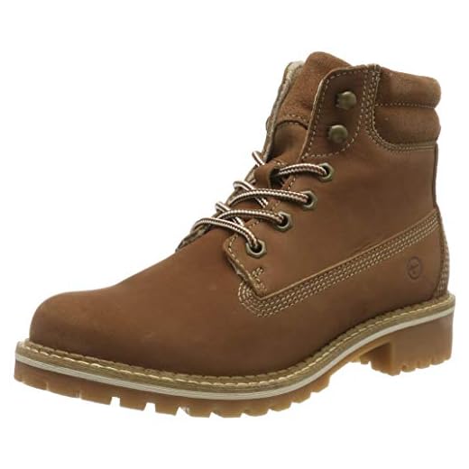 Tamaris 1-1-25242-23, Botas Militar para Mujer, Marrón (Cognac 305), 38 EU