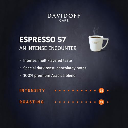 Image of Dryfruit mart Daviddoff Espresso 57 Instant Coffee 100% Arabica Box, 90g