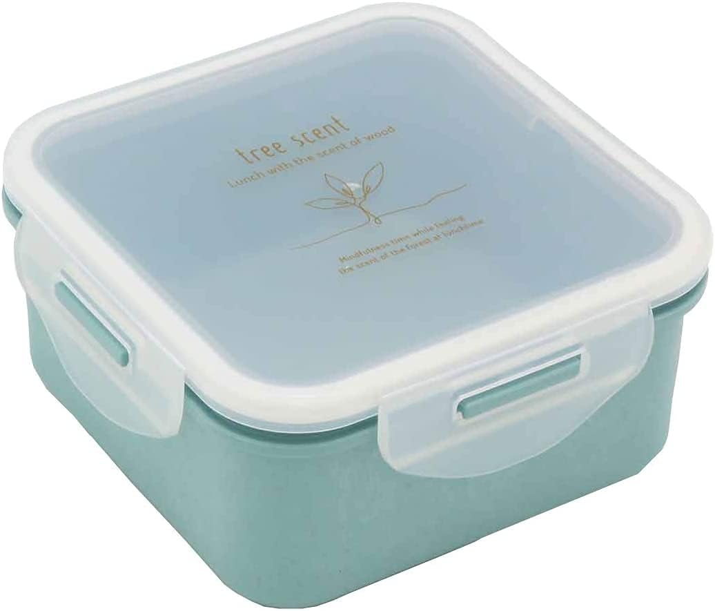 OSK PCL-7 Bento Box, Food Container, Hinoki Pla, Blue, 16.9 fl oz (500 ml), Microwave Ok, 4-Point Lock, Storage Container, Made in Japan