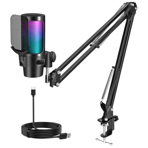 Microphone Gaming Diealles Shine Cover