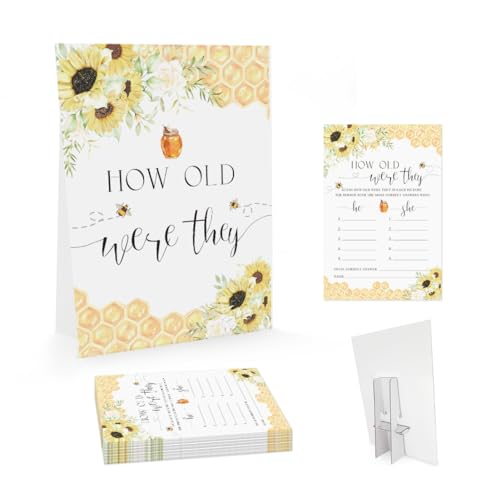 How old were the bride and groom game avec cartes pour jeu de bridal shower