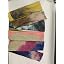 Yellow, brown, gray, purple, blue, light purple, pink,green tie-dye