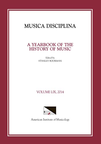 Musica Disciplina 2014 comprendre la notation medievale