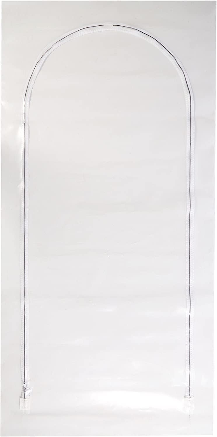 36 x 72 White Shrink Wrap Door Zipper Access Door CASE of 6