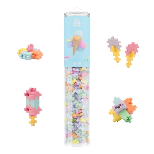 PLUS PLUS 240 Piece Gelato Mix - Mini Waffle Blocks, Classroom Must Haves