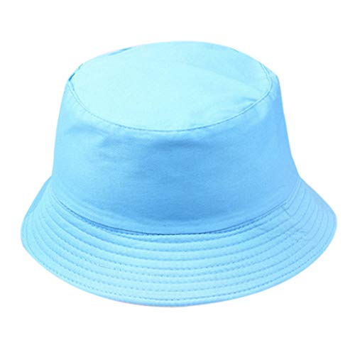 Fannyfuny Gorra Hombre Gorras Mujer Sombrero Verano Viseras Sombrero de Playa Sombrero para el Sol de Color Solido Sombrero Infantil con Ala Tipo de Pescador Gorra Protección Viseras