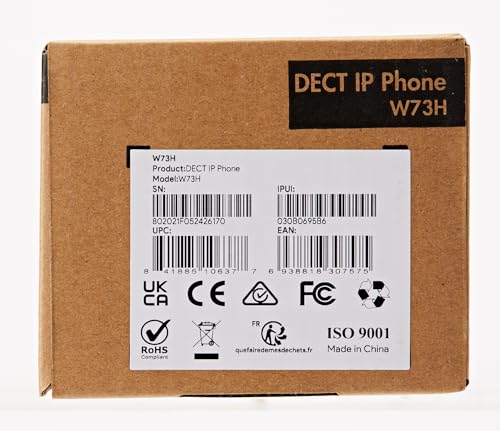Yealink W73H - Telefone Complemento IP DECT W73H