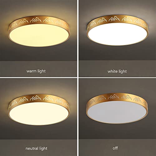 Plafonnier LED encastré pour une chambre à coucher chaleureuse - 2