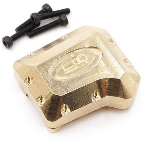 TRS アルミCNC 駆動系カバー プーリーカバー ゴールド Amazon.com: Yeah Racing Brass Diff Cover 59g For Traxxas TRX-4