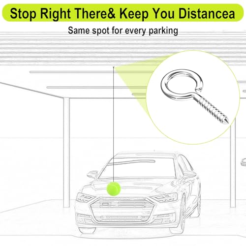 image for BFXM Garage Tennis Ball Parking Aid, Parking Guide System for Garage A