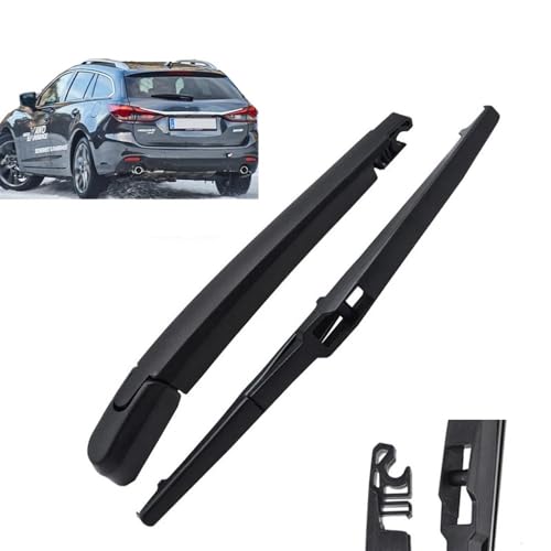 Limpiaparabrisas trasero con barrido silencioso para portón de Mazda 6 MK3 2012-2023
