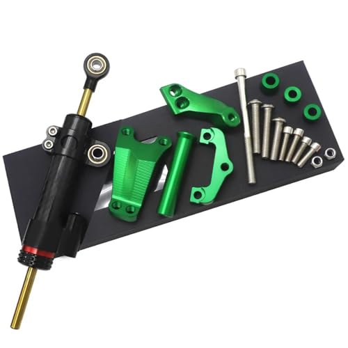 Stabilisateur directionnel moto : support aluminium Kawasaki ER-6N anti-guidonnage