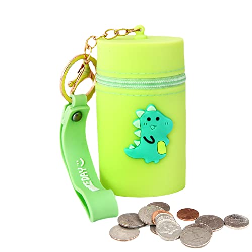 Weeyutix Small Cartoon Coin Purse - Bucket Shaped Coin Purses Change Wallets,Silicone Keychain Pocket Coin Holder Purse Wallet Pouch #TOP4