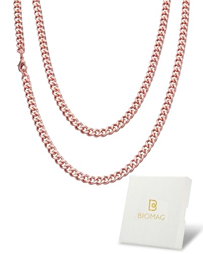 BioMag Cuban Link Chain for Men Women, 18