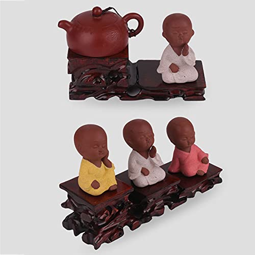 lekbakken voor plantenpotten Houten Vaas Base Theepot Voetstuk Bonsai Basis,Houten Lade Ornament Display Tribune… - Afbeelding 6