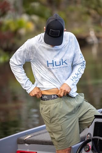 HUK mens Patterned Pursuit Boxer Brief, Performance Dry-fit Boxer Briefs for Men3