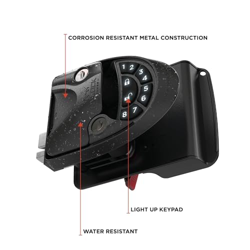 RVLOCK V4 RV Door Lock Keyless Entry with Remote, Secure and Convenient Camper Latch Replacement, Durable RV Door Lock Replacement for Trailers with Patented Security Technology