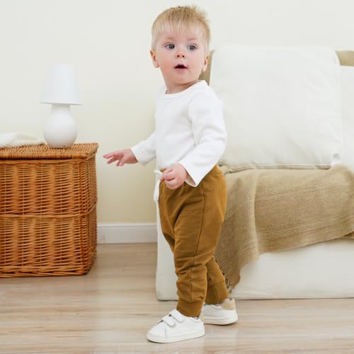 2-Pack Baby Boy Pant Toddler Jogger Pants Toddler Boy Sweatpants Casual Basic Infant Newborn Leggings3
