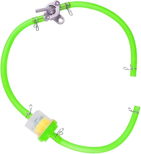 Miniatura 9 de Abrazaderas de manguera de gasolina y filtros de combustible con válvula de cierre en línea Juego de llaves de petcock para 50 cc, 70 cc, 90 cc, 110