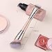 KINGMAS Foundation Brush, Dual-Ended Angled Makeup Brush for Foundation and Contour Blending Liquid Powder, Concealer Cream Cosmetics Blush, Cruelty Free Vegan (Pink)