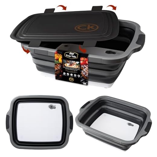 CK GOLD XL Collapsible BBQ Prep Tub