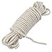 YOTINO Macrame Cord 8 mm x 50 m in 100% Cotone Naturale, Cordoncino per Tessitura per Artigianato Decorativo Fai da Te o Piante sospese (Beige)