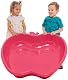 Sandkasten Muschel Dohány Apfel pink für Kinder im Garten oder Haus