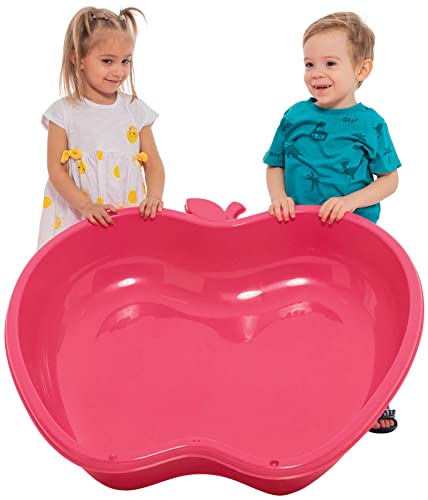 Sandkasten Apfel pink Kinder Pool Planschbecken Bällebad 1-TLG.