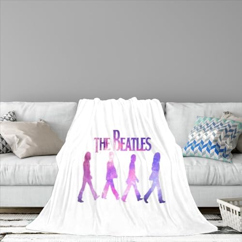 Couverture Polaire Super Douce The Beatles-Couverture Polaire Automne/Hiver Confortable en Peluche-Couverture Douce et Moelleuse-Décoration de canapé 127x152cm - Les Beatles, Paul McCartney, John Lennon, RIngo Starr, George Harrison Couverture Polaire Super Douce The Beatles-Couverture Polaire Automne/Hiver Confortable en Peluche-Couverture Douce et Moelleuse-Décoration de canapé 127x152cm – Image 5