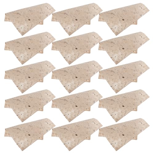 WOONEKY 50 Unidades Papel Para Álbumes De Recortes Suministros De Dibujo Papel Decoupage De Fabricación Decorativo Suministros De Caligrafía De Escribir Khaki