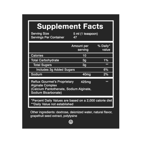Reflux Gourmet Vanilla Caramel Alginate Complex