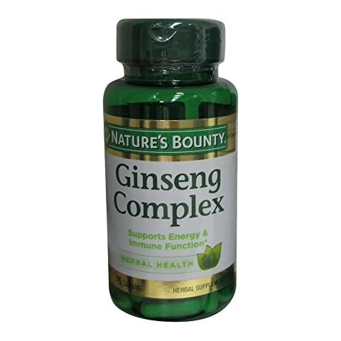 Nature's Bounty Ginseng Complex Capsules Cover