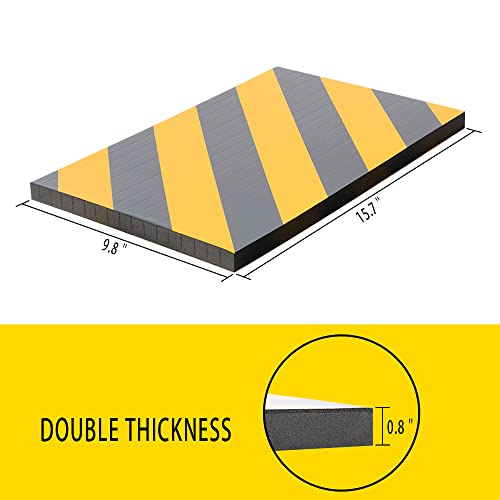 Garage Wall Protector Foam Wall Column Guard For Parking Garages - Reflective Wall Edge Protector - 2 Pack Pole Guard - Wall Edge And Bumpers Guards #TOP1