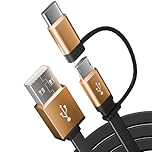 pluX UK Kindle Charger Cable Micro USB Charging Power Lead for Amazon Kindle, Paperwhite, Fire, Oasis Tablet (Compatible with Kindles 2007-2018) Replacement E-Reader Adapter Wire Fast Charge Cord