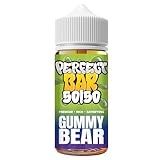 G UMMY BEAR - PERFECT BAR 50/50 Disposable Style Juice | Best Premium e Liquid | Bar Juice 100ML for E-Cigarettes - Vape Liquid 50vg 50pg - E-Cig Gift - No Tar (0MG)