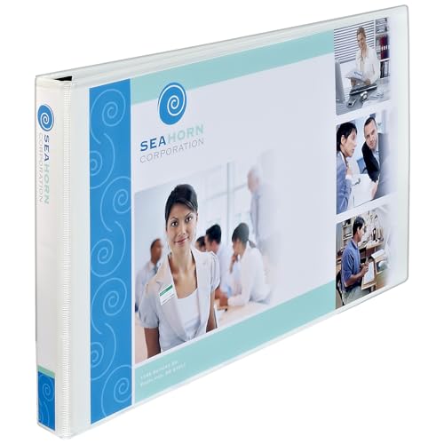 Avery® Heavy-Duty View 3 Ring Binders, 1" Slant Rings, 6 White Binders by Avery - Used condition - US$9.76