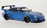 Porsche 911 (993) RWB, blau, 0, Modellauto, Fertigmodell, GT Spirit 1:18