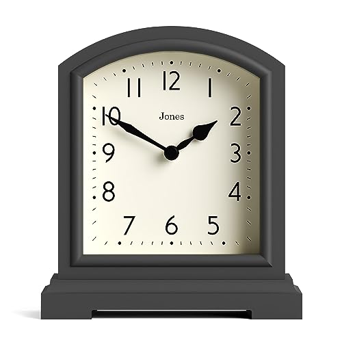 JONES CLOCKS Reloj de Mesa Tavern | Diseño Tradicional/clásico | Reloj de Dormitorio | Reloj de Sala | Reloj de Oficina |...