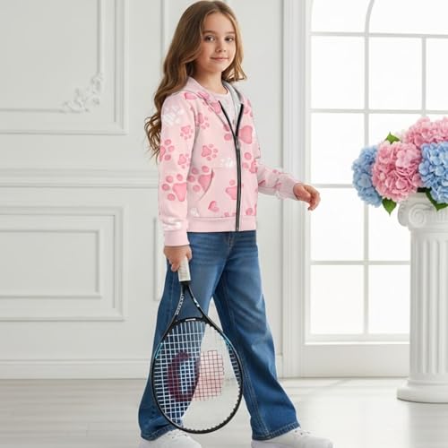 Kids Zip Up Hoodie for Boys & Girls - Lightweight Pullover with Pocket, Full Zipper Jacket, Casual Warm Sweatshirt3