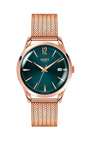 Imagen de Henry Stratford London Reloj de Pulsera Unisex de Cuarzo analógico de Acero Inoxidable Hl39 M 0136