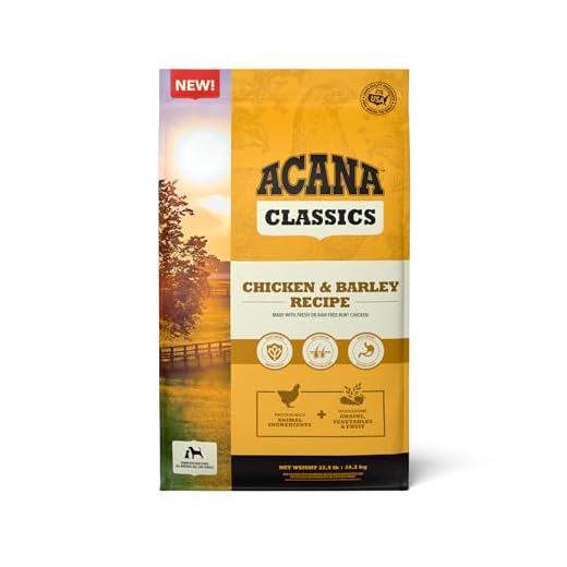 ACANA Classics Dry Dog Food Chicken and Barley Recipe 22.5lb Bag
