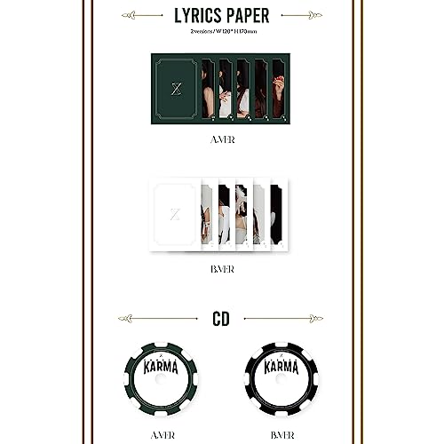 Album Chosen Karma PIXY 4th mini CD K-pop objet collection - 5