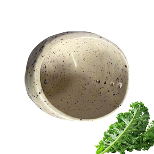 Cuenco pelador de cerámica | Herramienta para pelar verduras de hoja | Removedor de acelgas | Pelador de hojas verdes | Tazón de eliminación de hojas de verduras | Cuenco de cáscara de barro | Cuenco