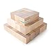 Wooden Cubes - 3/4 Inch - Wood Square Blocks For Math, Puzzle Making, Crafts & DIY Projects (3/4") - by Craftparts Direct - Bag of 500
