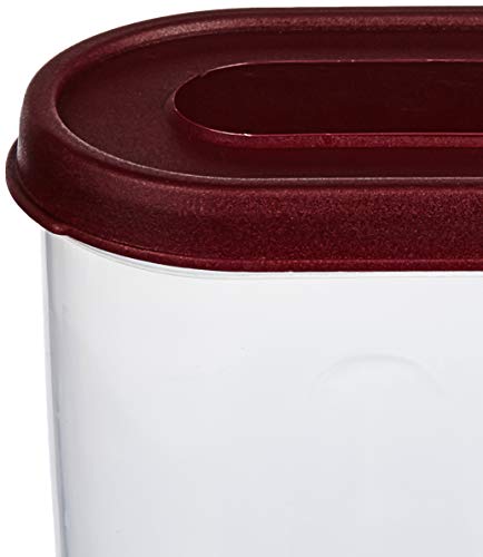 Image of Amazon Brand - Solimo Set of 4 Grocery Jar (450 ml), Red