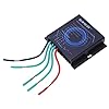 KOSDFOGE Controlador de Generador de Turbina Eólica, Controlador de Generador de Turbina Eólica 500W 12V 24V Control de Carga Automático Impermeable para Energía