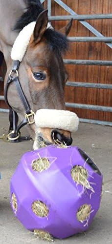 Nats Purple Equine Horse or Pony Hay Ball 75mm Holes